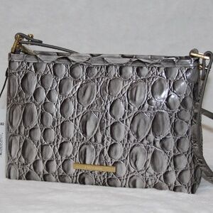 NWT Brahmin Lorelei Dove Vanderbilt Leather Purse